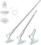 Electric Spin Scrubber, VEWIOR Cordless Shower Scrubber with 3 Adjustable Angle