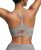 BRXL Womens Sports Bras Y Back Low Impact Sports Bra Adjustable Straps Grey Spor
