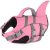 Dogcheer Cute Shark Dog Life Jacket with Reflective Fin