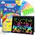ZMLM Scratch Paper Art-Crafts Gift: 2 Pack Rainbow Notebooks Supplies Toys for 3