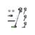 Cordless Vacuum Cleaner, 500W/40KPA Lightweight Stick Vacuum up to 40 mins Runti