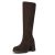 Athlefit Knee High Boots Women Platform Tall Chocolate Suede Boots Size 10