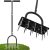 Aerator Lawn Tool Lawn Aerator -Heavy Duty Manual Grass Aerator with 15 Iron Spi