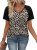 XIEERDUO Plus Size Spring Tops Boho Women’s Clothing Summer Short Sleeve Shirts