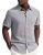 PJ PAUL JONES Men’s Short Sleeve Button Down Shirt Casual Linen Summer Beach Wed