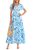 PRETTYGARDEN Women Summer Maxi Dresses 2026 Short Sleeve V Neck Button Floral Ti