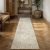 PureCozy 2×8 Beige Runner Rug Washable Non-Slip