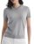 C202 Sweaters for Women Short Sleeve Crew Neck Tops Lightweight Loose Fit Pullov