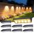 KOOPER Solar Fence Lights Outdoor Waterproof