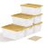 EOENVIVS Storage Bins Bakets with Lids 6 Pack