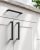 Veise Matte Black Cabinet Handles, 5 Inch CC, Solid Kitchen Pulls, 10 Pack