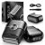Welclux Rechargeable Electric Razor for Men: Mini Foil Shavers for Men with 4 Fl