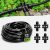 Bonviee 50FT 5/16 Inch Mainline Tubing with 6-Way Couplers, 4-Pack