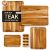 4 Pack Teak Cutting Board Set for Kitchen Heavy Duty Non Toxic Non Slip Solid Th