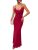 Prinbara Womens Mesh Bodycon Formal Maxi Dresses Summer Spaghetti Strap Ruffle C