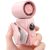 Hotsales Clip-On Portable Fan, 13500 RPM Rechargeable Handheld Mini Fan with LED