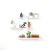 FRAWENLECO No Drilling 3 Tier Wall Shelf Unit