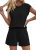 KIRUNDO Two Piece Sets For Women Summer 2026 Cap Sleeve Short Set Waffle Knit Ma