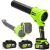 TNELTUEB Leaf Blower Cordless, 21V Battery Powered 980000 RPM 180° Rotating Hand