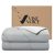 Vine Voice Cooling Comforter for Hot Sleepers, Queen 90×90, Silver Gray