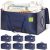 Dayseon Heavy Duty Moving Bags with Wide‑opening, 8 Pack, 24 Gal, Blue