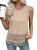 EVALESS Womens Waffle Knit Lace Crochet Boho Tank Tops 2026 Fashion Trendy Sprin