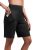 Alaroo Bermuda Athletic Workout Running Long Shorts for Women High Waisted Biker