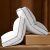 AQUZIN Soft Thin Goose Feather Down Pillow King Size Set of 2