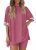 KIRUNDO Women’s 2 Piece Lounge Set Airport Travel Outfit 2026 Summer Oversized S