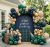 Double Stuffed Navy Blue and Dark Green Balloons