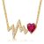 Helirose Heart Necklace for Women