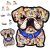GAKICO 135pcs Wooden Jigsaw Puzzle: Colored Dog Shaped Wooden Puzzle Unique Anim