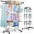 PurKeep 𝐔𝐩𝐠𝐫𝐚𝐝𝐞𝐝 Clothes Drying Rack with Wheels