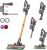 KIPMAX Cordless Vacuum Cleaner, 50KPa 550W Stick Vacuum for Home, 70Mins Anti-Ta