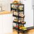 SUNALLY Slim Storage Cart with Pull-Out Baskets