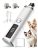 Ckin pet Dog Nail Grinder, Quiet Electric Dog Nail Trimmer with 2 LED Lights