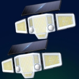 TuyLuxe 2026 Motion Sensor Solar Lights Outdoor Waterproof