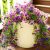 Fanfantoey Artificial Flowers for Outdoors Fake Hanging Decoration