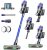 Cordless Vacuum Cleaner, Upgraded 650W 55KPA 70Mins Vacuum Cleaners for Home wit