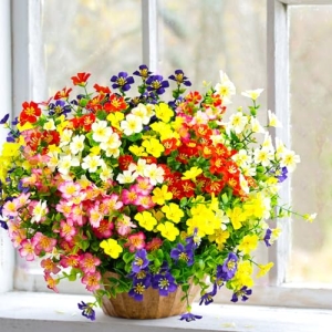 trytuny Artificial Flowers for Outdoor
