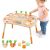 Ranqibo Wooden Activity Table, 6-in-1 Montessori Activity Table for Toddlers