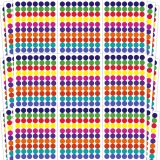 Dot Stickers – 1400 PCS Colored Circle Stickers for Kids