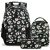 Choco Mocha Girls School Backpack with Lunch Box