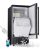 ICEVIVAL Commercial Under Counter Ice Maker with Drain Pump