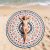 HIHOHO Round Beach Blanket Sandproof Waterproof Durable Quick Drying Portable La