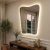 Irregular Led Bathroom Mirror with Lights 22×30 Inch