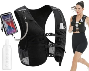 Running Vest with Touchscreen Phone Holder