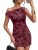 Trendy Queen Womens Mini Off Shoulder Bodycon Summer Spring Floral Dresses 2026