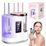 Electric Makeup Brush Cleaner Machine with Automatic Cleaning and Drying Functio