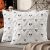 decorUhome Fall Halloween Ghost Pillow Covers 18×18 Inch Pack of 2 Soft Plush Fa
